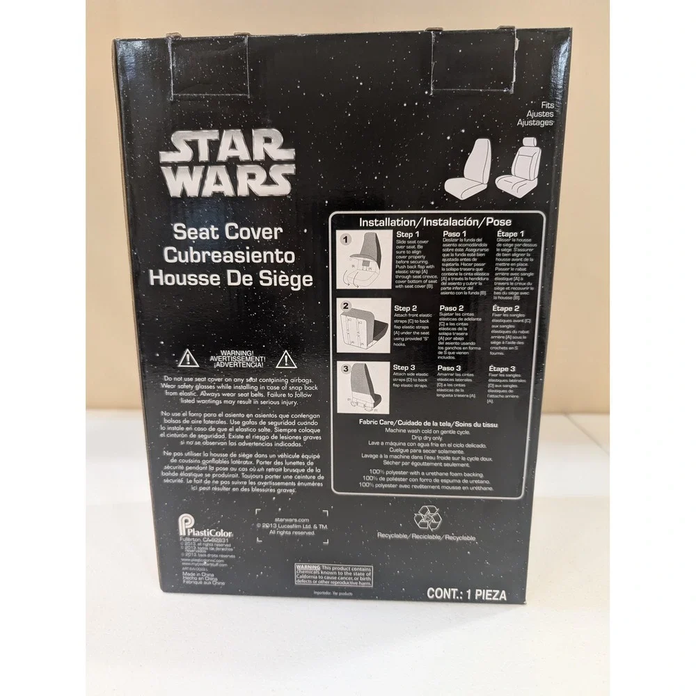 Star Wars‎ Darth Vader Seat Cover - Automotive Car Truck SUV Protector New